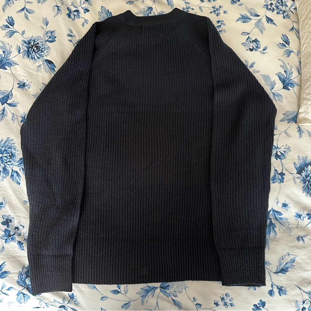 Men's Topman Navy Blue Knit Sweater Size XL - Picture 2 of 6